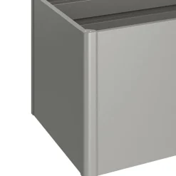 biohort Hochbeete & Frühbeete - Metall-HochBeet 2x1, ca. B201,6/H77/T103,1 cm Quarzgrau