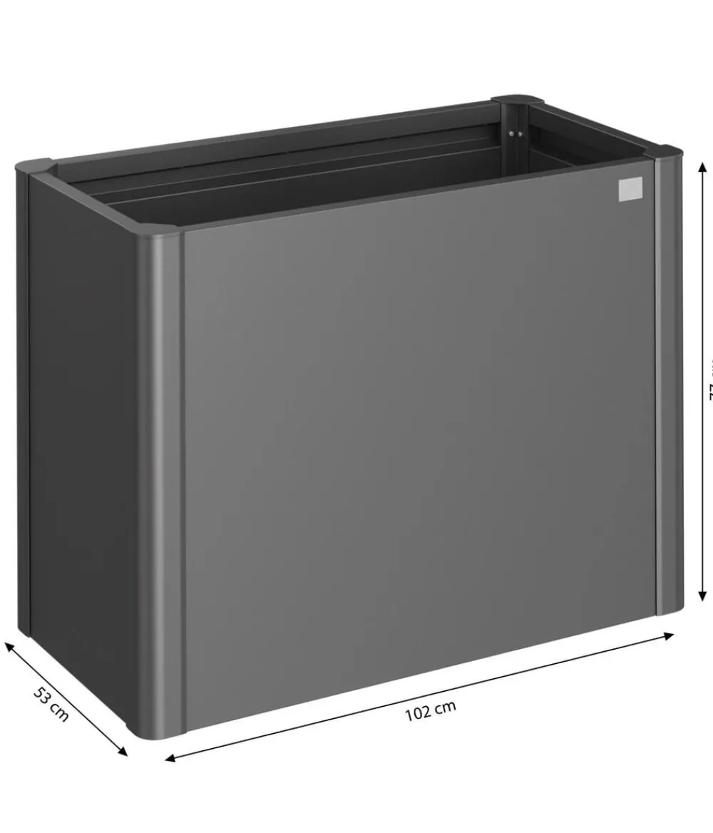 biohort Hochbeete & Frühbeete > Metall HochBeet 1x0,5, ca. B103,1/H77/T54,7 cm