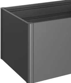 biohort Metall Hochbeet 1,5x1, ca. B152/H77/T102 cm Dunkelgrau