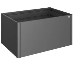 biohort Metall Hochbeet 1,5x1, ca. B152/H77/T102 cm Dunkelgrau