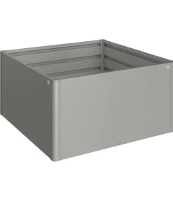 biohort Hochbeete & Frühbeete - Metall Hochbeet 1,5x1,5, ca. B152/H77/T152 cm Quarzgrau