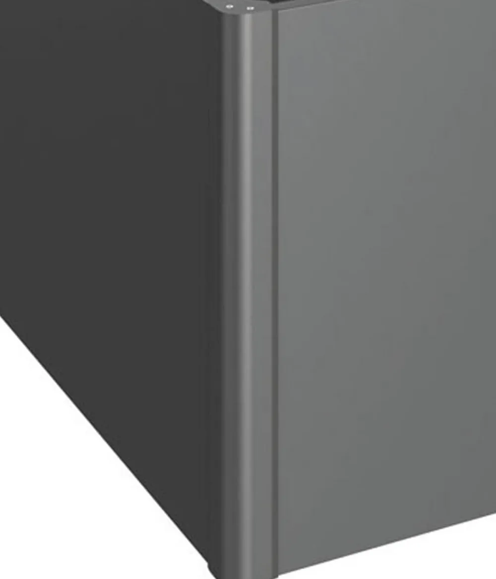 biohort Hochbeete & Frühbeete - Metall-HochBeet 2x2, ca. B201,6/H77/T201,6 cm Dunkelgrau