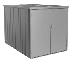 biohort Gartenschränke & Minigaragen - MiniGarage L, ca. B145/H151/T203 cm Quarzgrau
