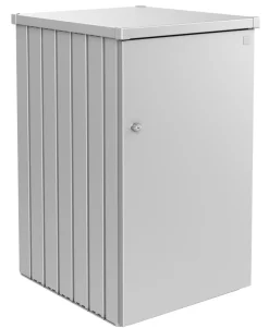 biohort Mülltonnenbox Alex, ca. B80/H129/T88 cm Silber