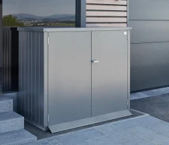 biohort Mülltonnenboxen - Mülltonnenbox Alex Duo, ca. B147/H129/T88 cm Quarzgrau