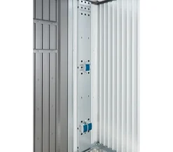 biohort Zubehör & Ausstattung - Montagepanel Europa + Geräteschrank Silber
