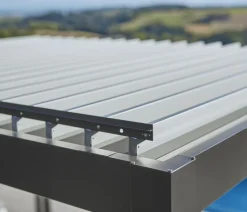 biohort Pergola 3 x 3,5 einfarbig, ca. B312/H264/T367,5 cm Dunkelgrau