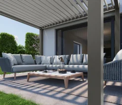 biohort Pergolen - Pergola 3 x 3,5 einfarbig, ca. B312/H264/T367,5 cm Quarzgrau