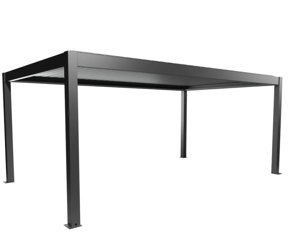 biohort Pergolen - Pergola 6 x 3,5 einfarbig, ca. B608/H264/T367,5 cm Dunkelgrau