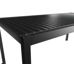 biohort Pergola 6 x 3 einfarbig, ca. B608/H264/T312 cm Dunkelgrau New