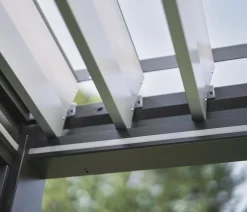 biohort Pergolen - Pergola 5,5 x 3,5 einfarbig, ca. B552,5/H264/T367,5 cm Quarzgrau