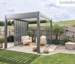 biohort Pergolen - Pergola 5 x 3 einfarbig, ca. B515,5/H264/T312 cm Weiß