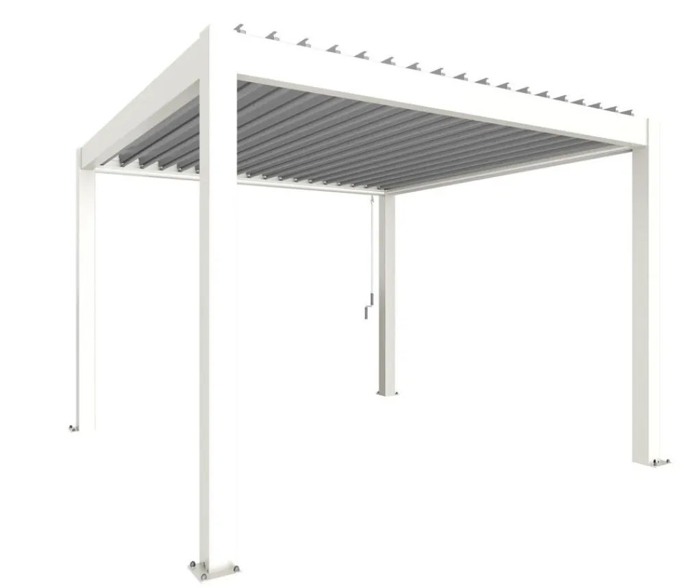 biohort Pergola 3,5 x 3,5 zweifarbig, ca. B367,5/H264/T367,5 cm Weiß Discount