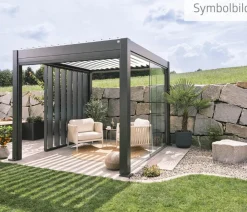 biohort Pergolen > Pergola 3,5 x 3 zweifarbig, ca. B367,5/H264/T312 cm