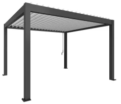 biohort Pergolen - Pergola 3,5 x 3,5 zweifarbig, ca. B367,5/H264/T367,5 cm Quarzgrau