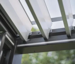 biohort Pergolen - Pergola 3,5 x 3 zweifarbig, ca. B367,5/H264/T312 cm Quarzgrau