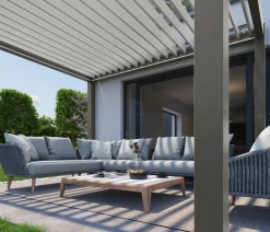 biohort Pergolen - Pergola 3 x 3 zweifarbig, ca. B312/H264/T312 cm Grau