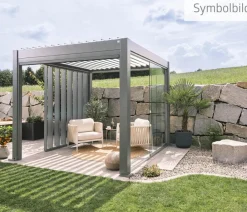 biohort Pergola 5,5 x 3 zweifarbig, ca. B552,5/H264/T312 cm Quarzgrau Sale