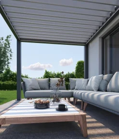 biohort Pergolen - Pergola 4 x 3,5 zweifarbig, ca. B404,5/H264/T367,5 cm Anthrazit
