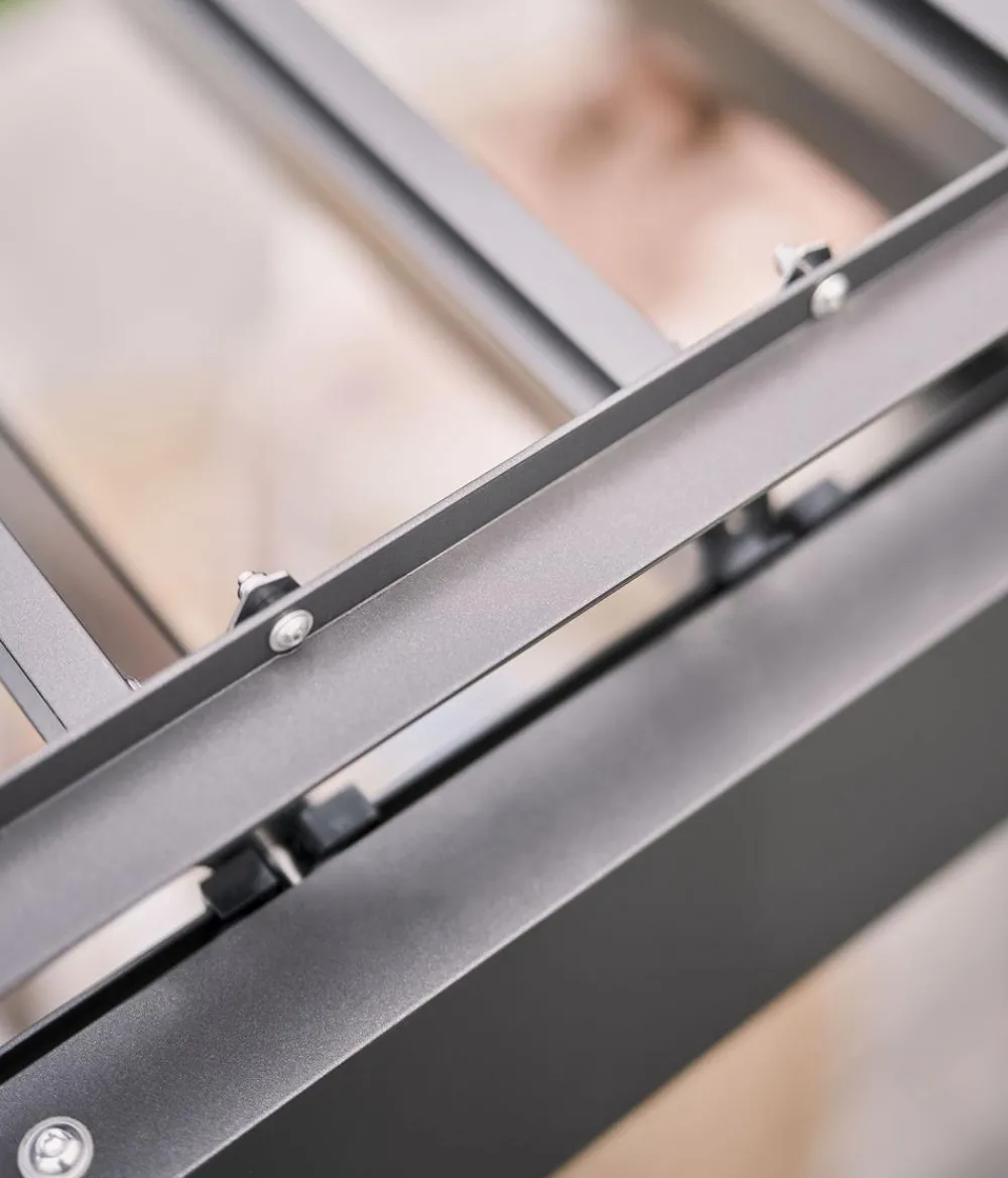biohort Pergolen - Pergola 5,5 x 3 zweifarbig, ca. B552,5/H264/T312 cm Dunkelgrau