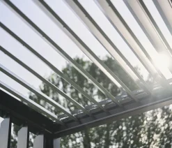 biohort Pergola 5,5 x 3,5 zweifarbig, ca. B552,5/H264/T367,5 cm Quarzgrau Clearance
