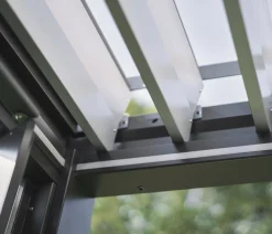 biohort Pergola 5,5 x 3,5 zweifarbig, ca. B552,5/H264/T367,5 cm Quarzgrau Clearance
