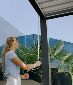 biohort Pergola 3 x 3,5 zweifarbig, ca. B312/H264/T367,5 cm Anthrazit Outlet