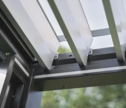 biohort Pergola 6 x 3,5 zweifarbig, ca. B608/H364/T367,5 cm Quarzgrau Hot
