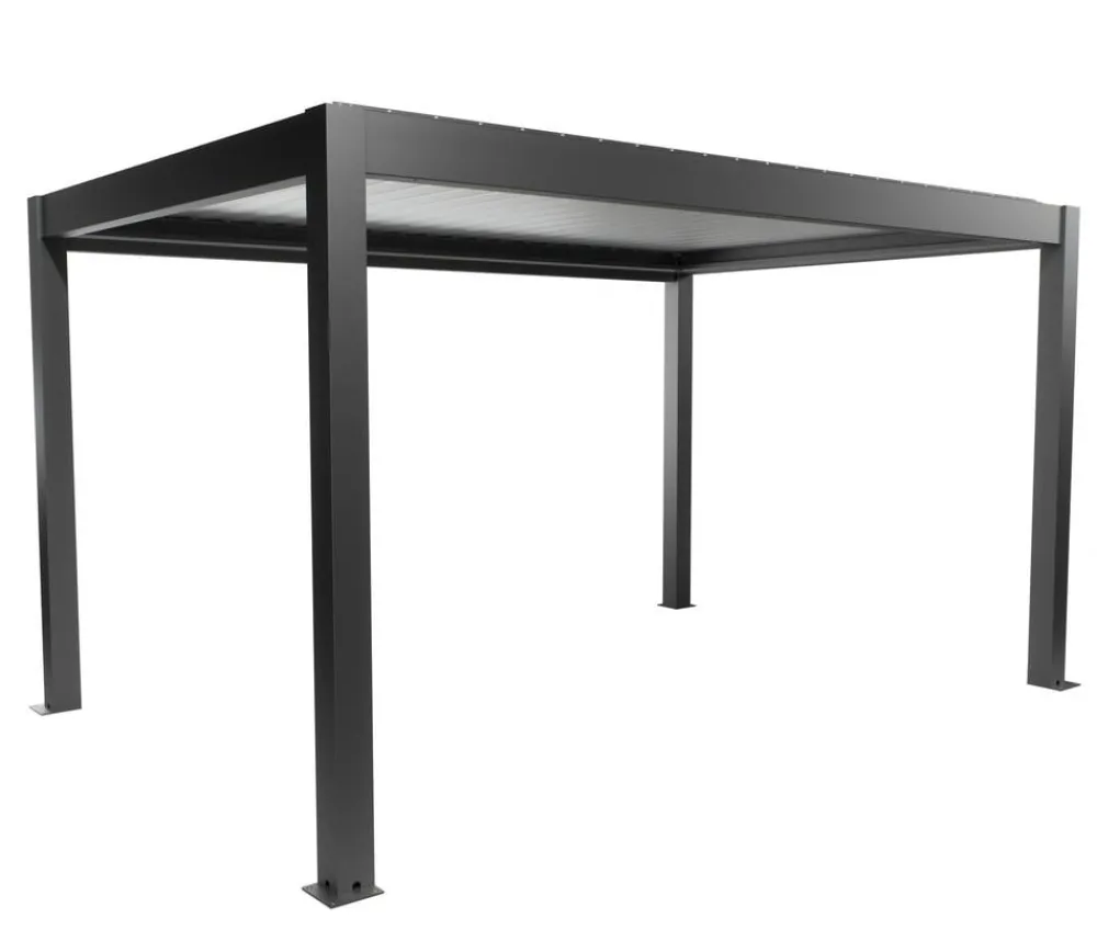 biohort Pergola 4,5 x 3 zweifarbig, ca. B460/H264/T312 cm Dunkelgrau Discount