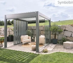 biohort Pergolen > Pergola 4,5 x 3,5 zweifarbig, ca. B460/H264/T367,5 cm