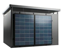 biohort Photovoltaik-Montageschienen für Gerätehaus Highline/AvantGarde/Panorama Schwarz Best