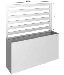 biohort Rankgitter 200 Silber Hot