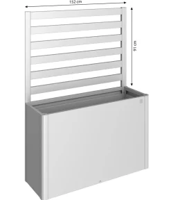 biohort Hochbeete & Frühbeete - Rankgitter 150 Silber