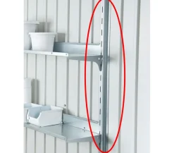 biohort Regalsteher Europa und Geräteschrank 2 Stk. Silber