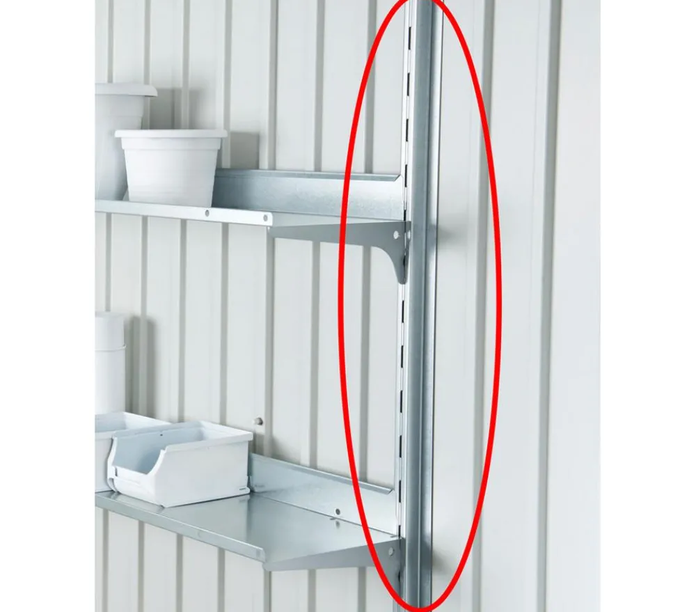 biohort Regalsteher Europa und Geräteschrank 2 Stk. Silber