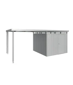 biohort Seitendach für Gerätehaus HighLine H4 Silber New