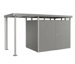 biohort Anbauten - Seitendach für Gerätehaus HighLine H2 Quarzgrau