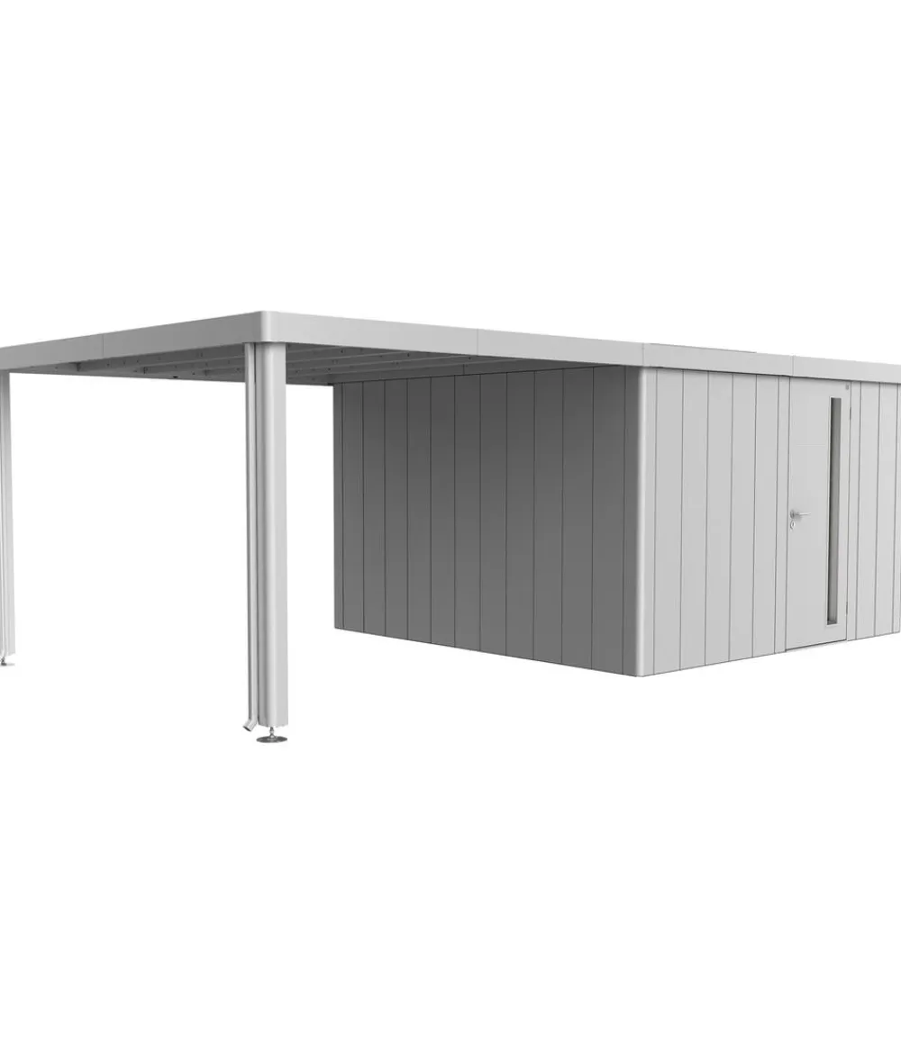 biohort Anbauten - Seitendach Neo 4A/B/C/D Silber