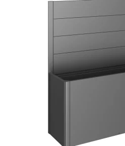 biohort Sichtschutz Belvedere 150, ca. B152/H91/T4 cm Dunkelgrau Hot