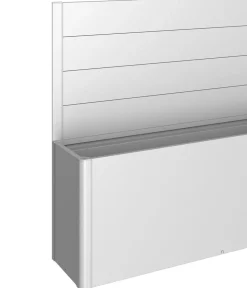 biohort Sichtschutz Belvedere 200, ca. B201/H91/T4 cm Silber Clearance