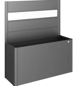 biohort Sichtschutz Belvedere 150 mit Acrylglas, ca. B152/H91/T4 cm Dunkelgrau Best