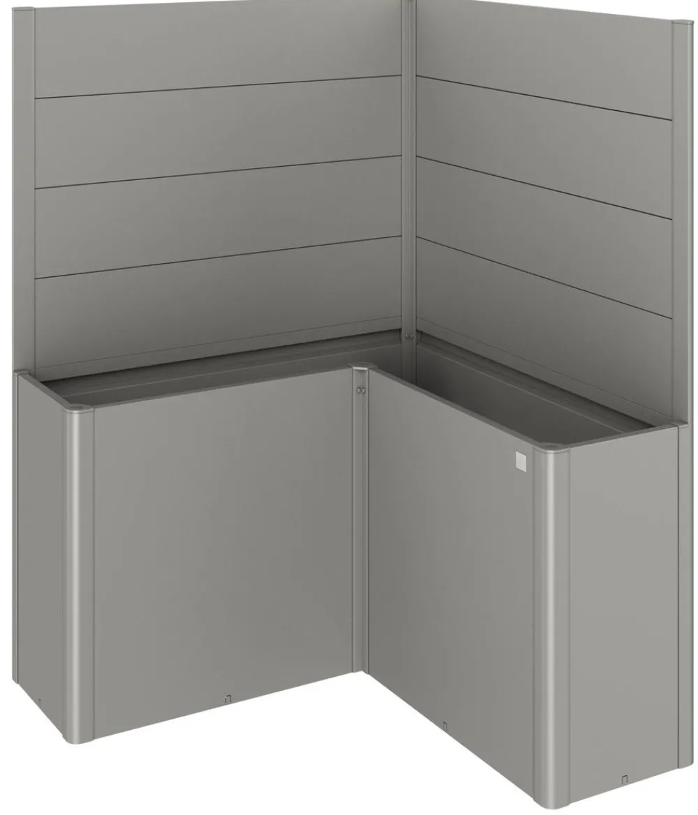 biohort Hochbeete & Frühbeete - Sichtschutz Belvedere L150, ca. B152/H91/T152 cm Quarzgrau
