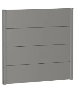 biohort Sichtschutz, ca. B100/H90 cm Quarzgrau Discount