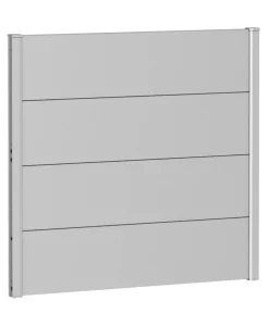 biohort Sichtschutz - Sichtschutz, ca. B100/H90 cm Silber