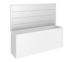 biohort Sichtschutz|Hochbeete & Frühbeete > Sichtschutz für HochBeet 4x1, ca. B397/H91/T4 cm