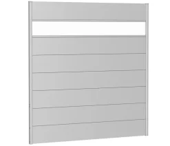 biohort Sichtschutz|Hochbeete & Frühbeete > Sichtschutz mit Acrylglas für HochBeet 4x1, ca. B397/H91/T4 cm
