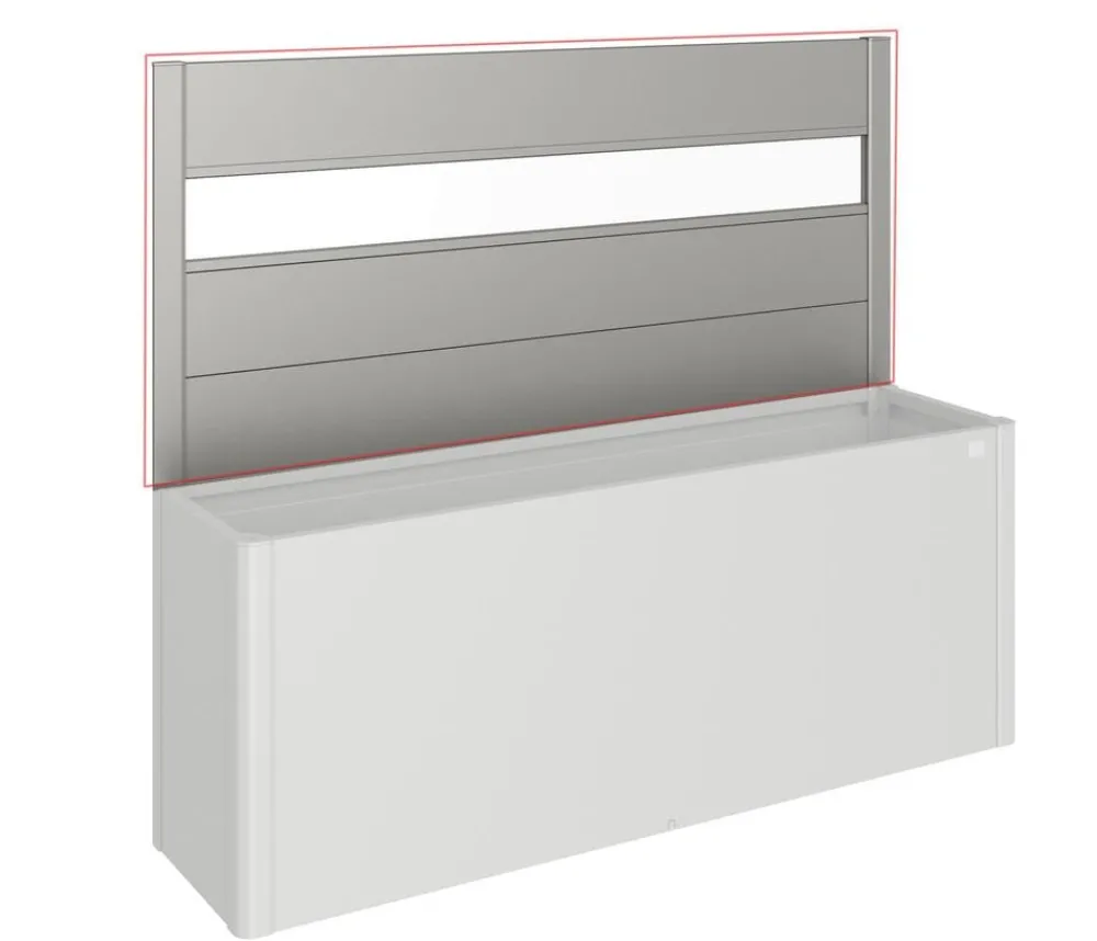 biohort Sichtschutz mit Acrylglas für HochBeet 4x1, ca. B397/H91/T4 cm Quarzgrau Online