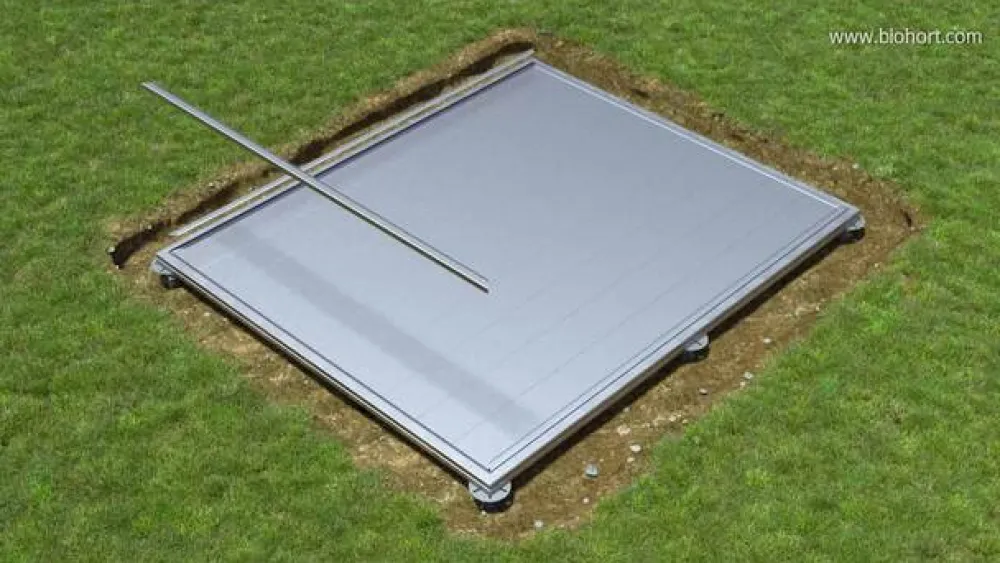 biohort Böden & Fundamente - SmartBase PLUS, verschiedene Varianten Silber