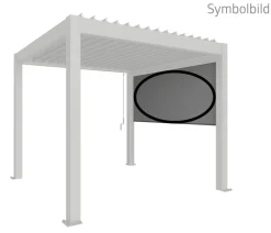 biohort Pergolen - Sonnenschutzrollo Gr. 3,5 m, elektrisch, ca. B235/H10/T327 cm Quarzgrau