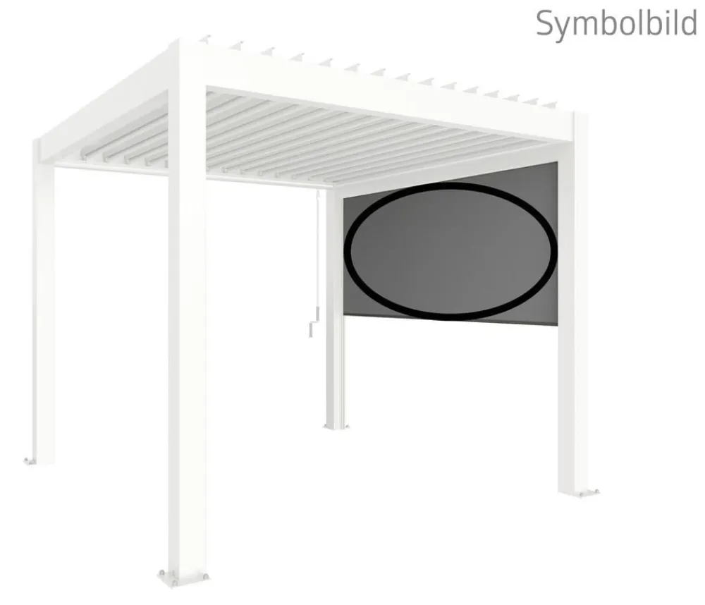 biohort Sonnenschutzrollo Gr. 3 m, elektrisch, ca. B235/H10/T272 cm Weiß Best